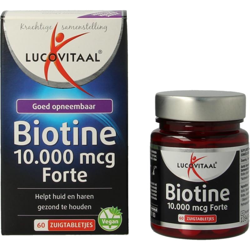 Lucovitaal Biotine forte - 60 zuigtabletten