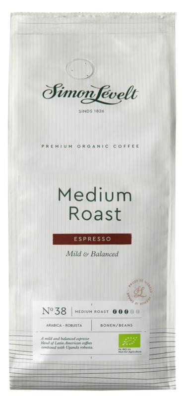 Simon Levelt Cafe N38 espresso medium dark roast - 500 gram