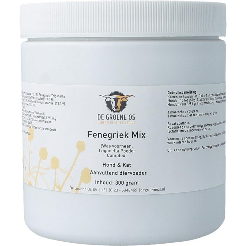 Groene Os Fenegriek mix hond/kat - 300 gram