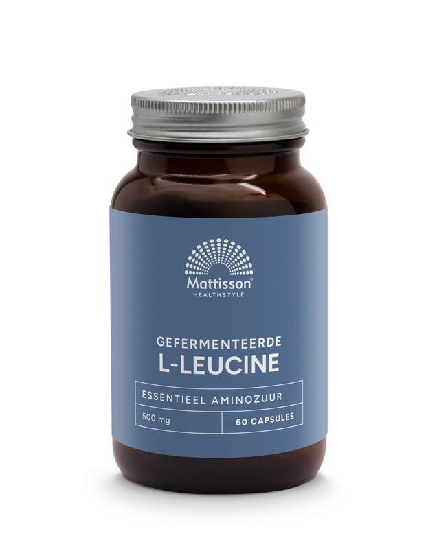 Mattisson Fermented L-Leucine 500mg - 60 Vegetarische capsules