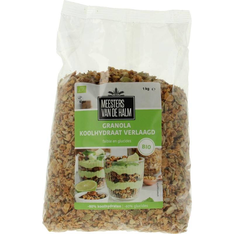 De Halm granola koolhydr verl - 1 kilogram