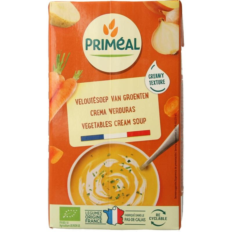 Primeal Groentecremesoep bio - 1 liter