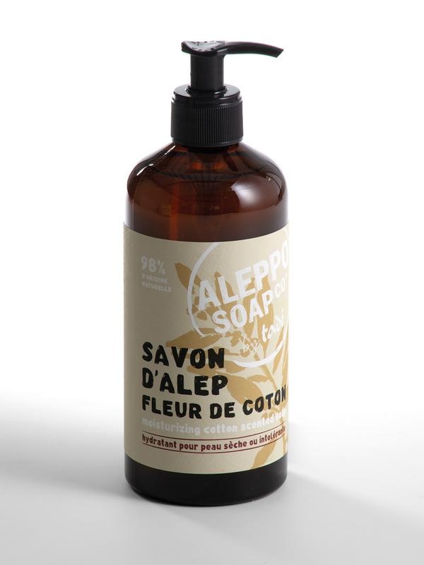 Aleppo Soap Co Savon d'Alep liquid fleur de coton - 500 Milliliter