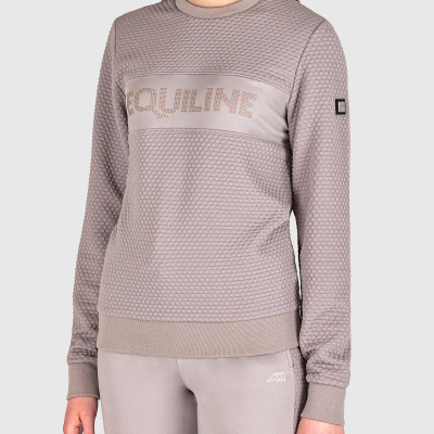 Foto van Equiline Elspete Dames Trui, Beige