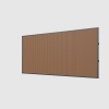 Afbeelding van Porchenzo WPC design wand 530 cm - teak*