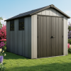 Afbeelding van Keter Oakland 7511 kunststof tuinhuis Grijs (O)