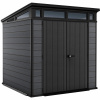 Afbeelding van Keter Cortina 77 kunststof tuinhuis Antraciet (O)