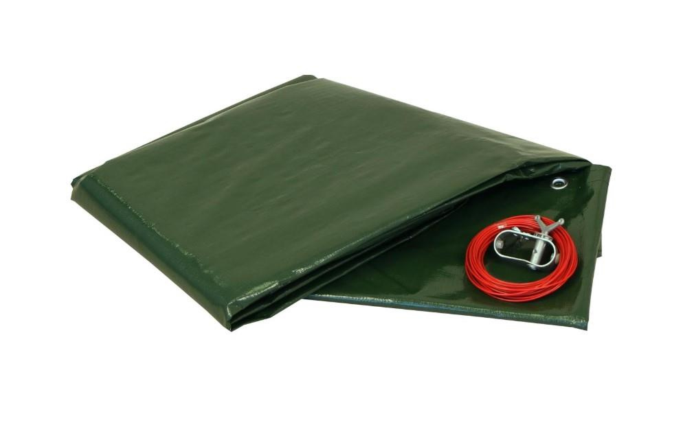 TONGFENG Winterzeil, zwembadbescherming, zwembadbescherming, rechthoekig, 5 x 8 vellen, voor verzonken zwembaden, afdekzeil voor zwembaden en bovengronds TONGFENG Winterzeil, zwembadbescherming, zwembadbescherming, rechthoekig, 5 x 8 vellen, voor verzonken zwembaden, afdekzeil voor zwembaden en bovengronds