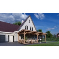 Foto van Trendhout aanbouwveranda Lucca 625x325 cm