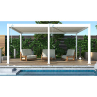 Foto van Porchenzo Paros Max aluminium overkapping 3.6x5.3 - wit