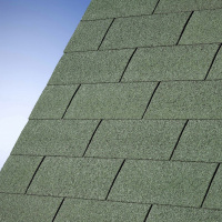 Foto van IKO Shingles 3m² Groen 3-tab Number One