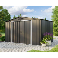 Foto van Duramax ECO Metalen Tuinhuis 6x4 Antraciet (O)