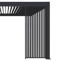 Porchenzo verticale shutter paneel 123 cm - antraciet (O) Foto van Porchenzo verticale shutter paneel 123 cm - antraciet (O)