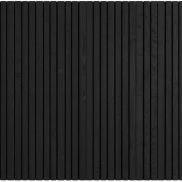 Foto van Zwart Designwand Verticaal Zijwand 300 cm