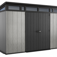 Foto van Keter Artisan 117 kunststof tuinhuis Grijs (O)