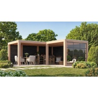 Foto van WoodAcademy overkapping L-model Onyx Excellent Nero 580x300+300x300