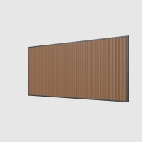 Porchenzo WPC design wand 530 cm - teak* Foto van Porchenzo WPC design wand 530 cm - teak*