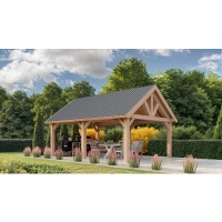 Foto van Kirk and Michaels Douglas overkapping Zeno 600x400 cm