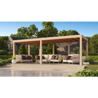 Foto van WoodAcademy Douglas overkapping Ruby Essential 780x300 cm