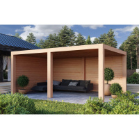 WoodAcademy Douglas overkapping Moonstone Excellent 780x300 cm Foto van WoodAcademy Douglas overkapping Moonstone Excellent 780x300 cm