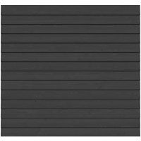 Foto van WoodAcademy vuren zweeds rabat wand 600 cm - zwart