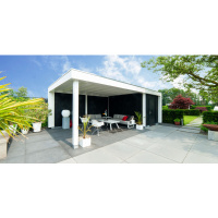 Foto van Trendhout Buitenverblijf Verona model rechts 750x335 cm