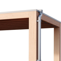 Foto van Afvoerset dakdoorvoer enkel zink