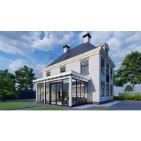 Foto van Trendhout aanbouwveranda Lucca links 605x325 cm