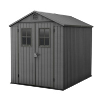 Foto van Keter Darwin 68 kunststof tuinhuis Grijs