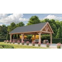 Foto van Kirk and Michaels Douglas overkapping Zeno 800x400 cm