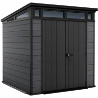 Foto van Keter Cortina 77 kunststof tuinhuis Antraciet (O)