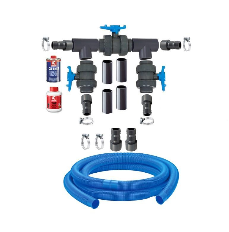 LionFlex Bypass Set Universal Deluxe Pool Pool Heat Pump Solar Installation Pool Heater