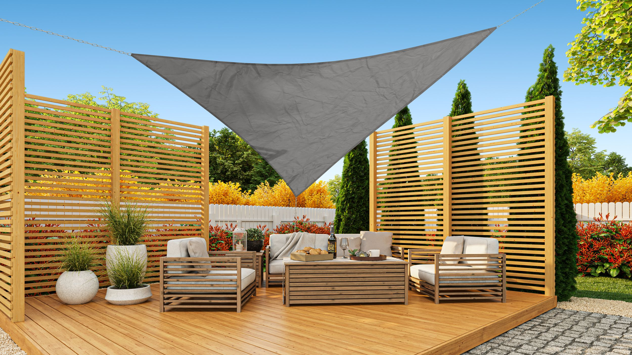 Thuis Pergola schaduwhoes,Sunblock terrasoverkapping,Beige schaduwdoek,Rechthoekige HDPE-doorlatende doek met doorvoertules,90% sunblock en