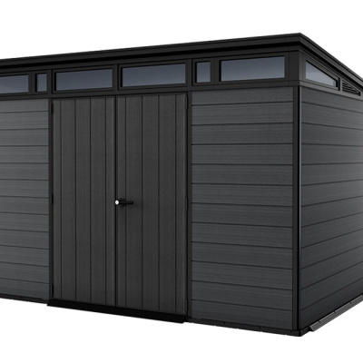 Keter Cortina 117 kunststof tuinhuis Antraciet