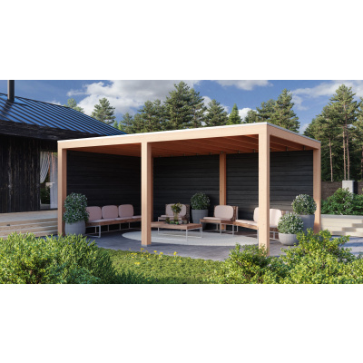 WoodAcademy overkapping Moonstone Essential nero 500x300 cm WoodAcademy overkapping Moonstone Essential nero 500x300 cm