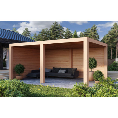 WoodAcademy Douglas overkapping Moonstone Excellent 500x300 cm