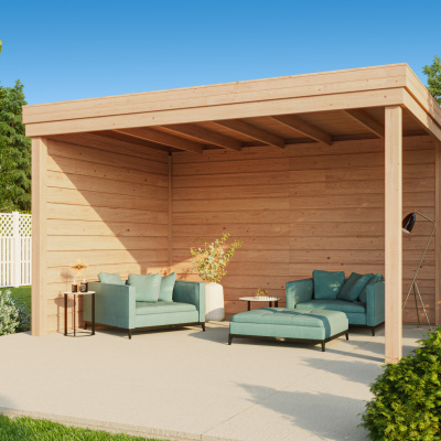 WoodAcademy Marquis Douglas Overkapping 300x400 cm