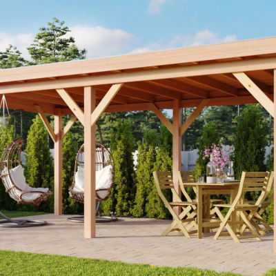 WoodAcademy Duke Douglas Overkapping 780x300 cm