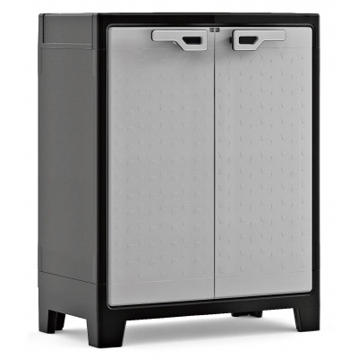Keter Titan Lage Kast Zwart/Grijs (O) Keter Titan Lage Kast Zwart/Grijs (O)