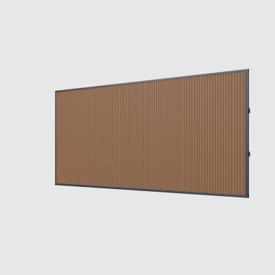 Porchenzo WPC design wand 530 cm - teak*