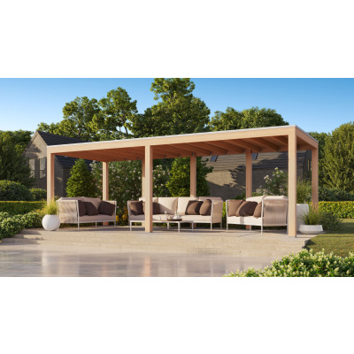 WoodAcademy Douglas overkapping Ruby Essential 780x300 cm