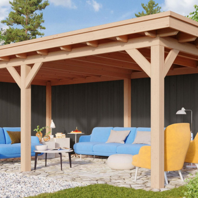 Kirk and Michaels overkapping Nerva Nero 600x300 cm