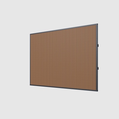 Porchenzo WPC design wand 360 cm - teak*