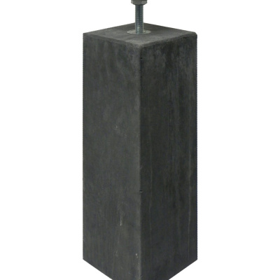 Azalp verstelbare betonpoer hoog 140 x 140 mm incl verstelbare bev.plaat