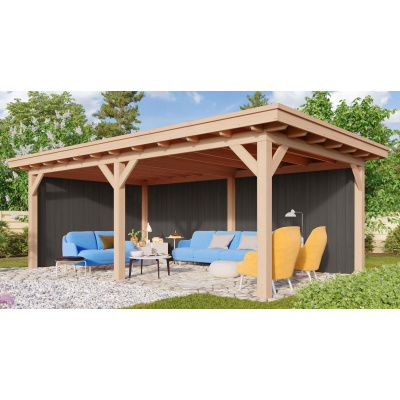 Kirk and Michaels overkapping Nerva Nero 600x400 cm