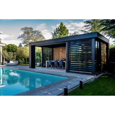 Trendhout Buitenverblijf Verona model rechts 520x335 cm