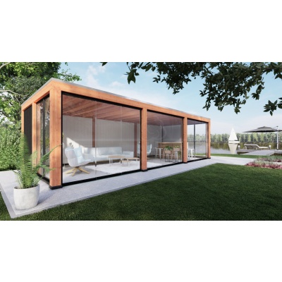 Trendhout buitenverblijf Palermo XXL 800x315 cm