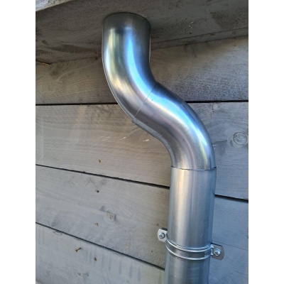 Meerprijs zinken afvoer ipv pvc