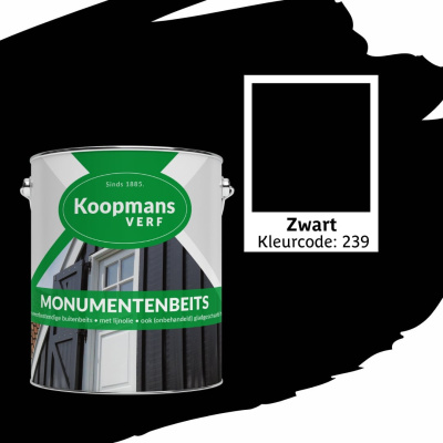 Koopmans Monumenten beits, Zwart, 2,5L