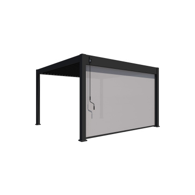 Porchenzo rolgordijn 400 cm - antraciet | grijs (O)